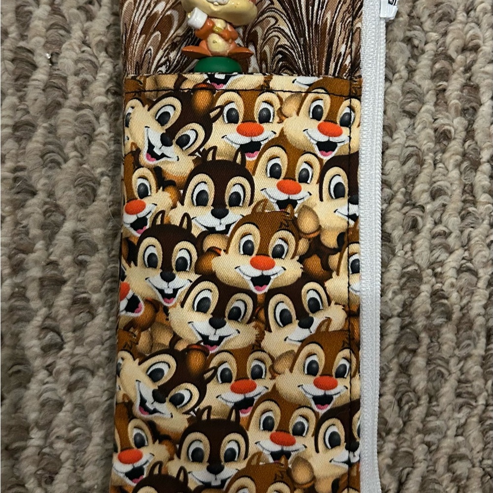 Disney Chip and Sale Patterned Pencil Case with pen